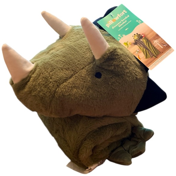 Pillowfort Dinosaur Hooded Blanket - Picture 6 of 7